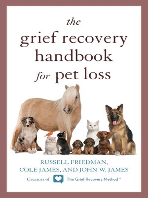 cover image of The Grief Recovery Handbook for Pet Loss